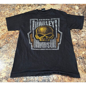 Harley-Davidson Skull Lightning Tee